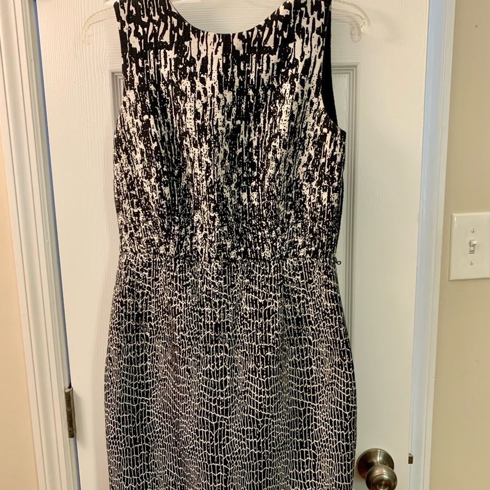 Black and white dress